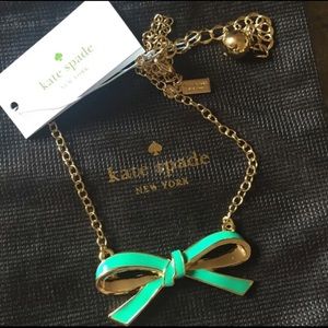 Kate Spade Finishing Touch Bow Necklace